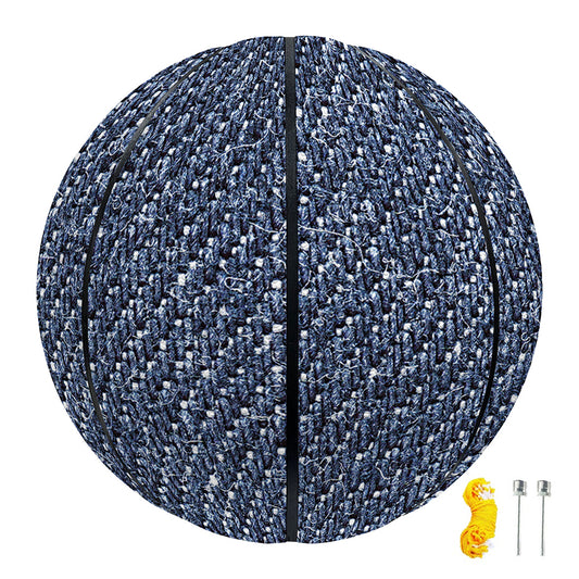 Vintage Blue Denim Jeans Print Basketball