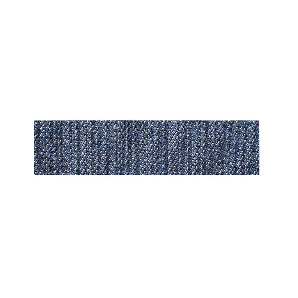 Vintage Blue Denim Jeans Print Bed Runner