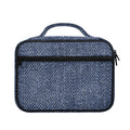 Vintage Blue Denim Jeans Print Briefcase Bible Bag