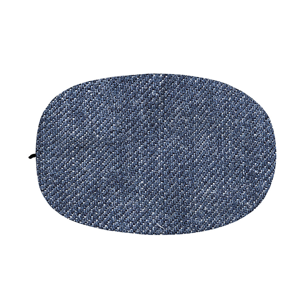 Vintage Blue Denim Jeans Print Car Side Mirror Covers