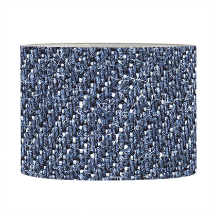 Vintage Blue Denim Jeans Print Drum Lamp Shade