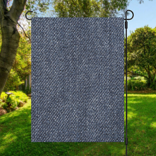 Vintage Blue Denim Jeans Print Garden Flag