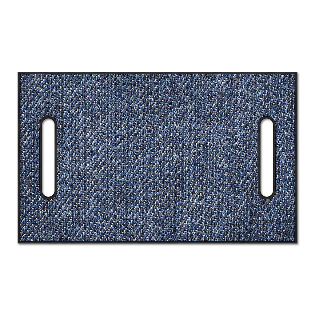 Vintage Blue Denim Jeans Print Golf Cart Seat Cover