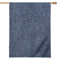 Vintage Blue Denim Jeans Print House Flag
