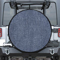 Vintage Blue Denim Jeans Print Leather Spare Tire Cover