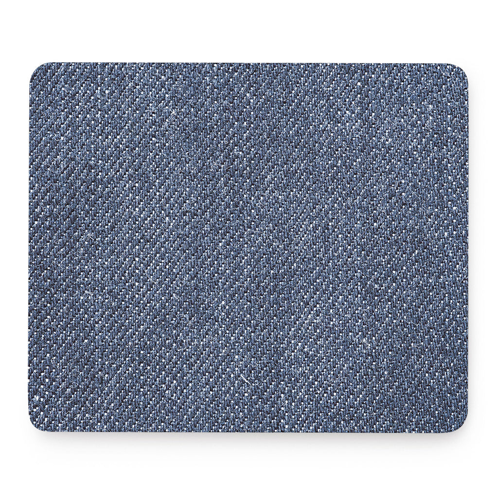 Vintage Blue Denim Jeans Print Mouse Pad