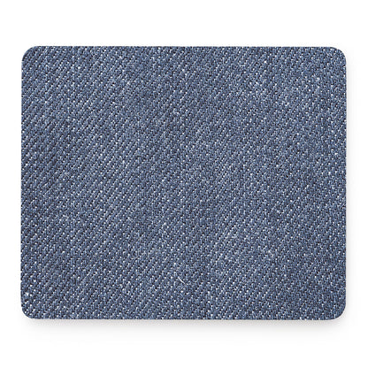 Vintage Blue Denim Jeans Print Mouse Pad