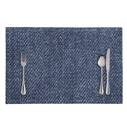 Vintage Blue Denim Jeans Print Placemat