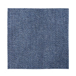 Vintage Blue Denim Jeans Print Silk Bandana