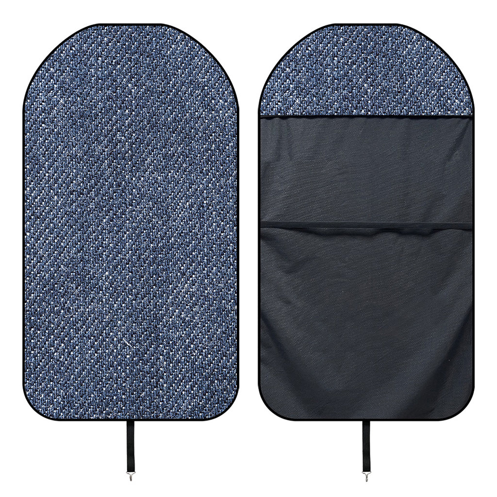 Vintage Blue Denim Jeans Print Waterproof Car Seat Cover
