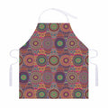 Vintage Bohemian Floral Mandala Print Adjustable Apron