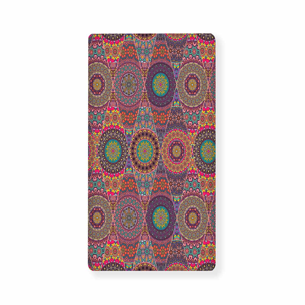 Vintage Bohemian Floral Mandala Print Baby Crib Sheet