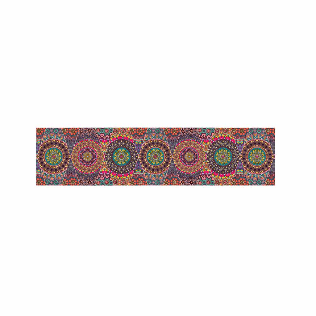 Vintage Bohemian Floral Mandala Print Bed Runner