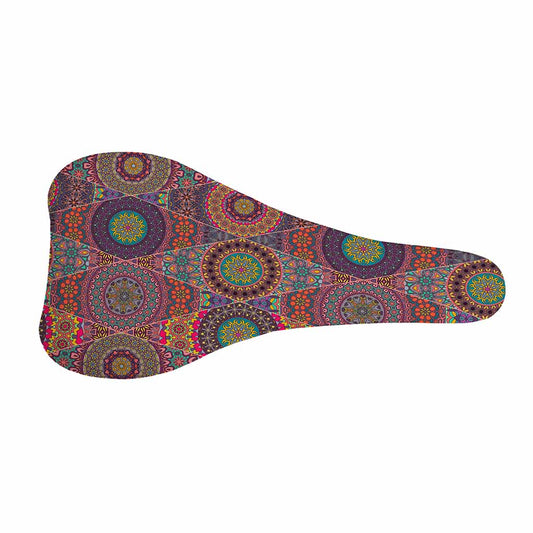 Vintage Bohemian Floral Mandala Print Bicycle Seat Cover