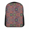 Vintage Bohemian Floral Mandala Print Casual Backpack