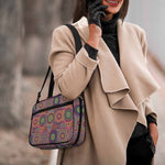 Vintage Bohemian Floral Mandala Print Double Strap Bible Bag