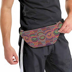 Vintage Bohemian Floral Mandala Print Fanny Pack