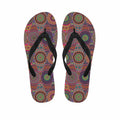 Vintage Bohemian Floral Mandala Print Flip Flops