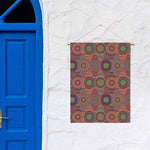Vintage Bohemian Floral Mandala Print Garden Flag