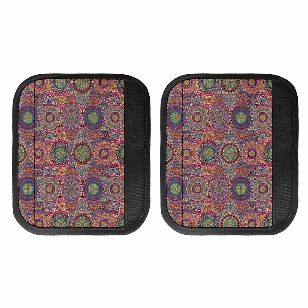 Vintage Bohemian Floral Mandala Print Handle Covers