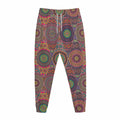 Vintage Bohemian Floral Mandala Print Jogger Pants