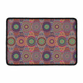 Vintage Bohemian Floral Mandala Print Kitchen Mat
