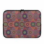 Vintage Bohemian Floral Mandala Print Laptop Sleeve