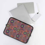 Vintage Bohemian Floral Mandala Print Laptop Sleeve