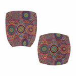Vintage Bohemian Floral Mandala Print Office Chair Cover