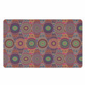 Vintage Bohemian Floral Mandala Print Polyester Doormat