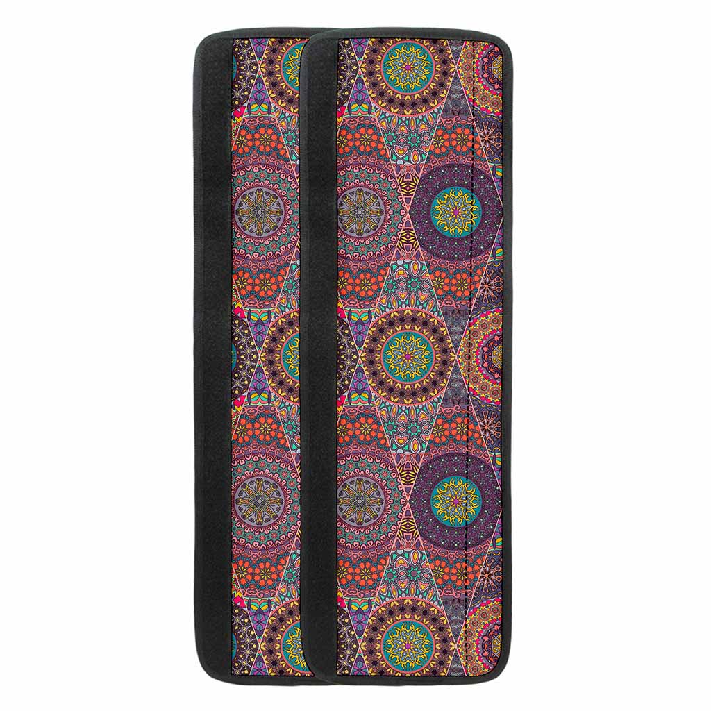 Vintage Bohemian Floral Mandala Print Refrigerator Handle Covers