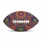 Vintage Bohemian Floral Mandala Print Rugby Ball