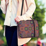 Vintage Bohemian Floral Mandala Print Shoulder Strap Bible Bag