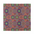 Vintage Bohemian Floral Mandala Print Silk Bandana