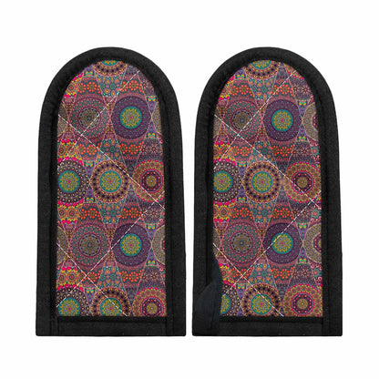 Vintage Bohemian Floral Mandala Print Skillet Handle Cover