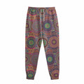 Vintage Bohemian Floral Mandala Print Sweatpants