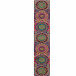 Vintage Bohemian Floral Mandala Print Table Runner