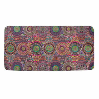 Vintage Bohemian Floral Mandala Print Towel