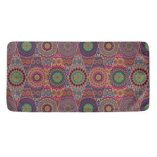 Vintage Bohemian Floral Mandala Print Towel