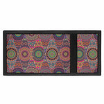 Vintage Bohemian Floral Mandala Print Trifold Wallet