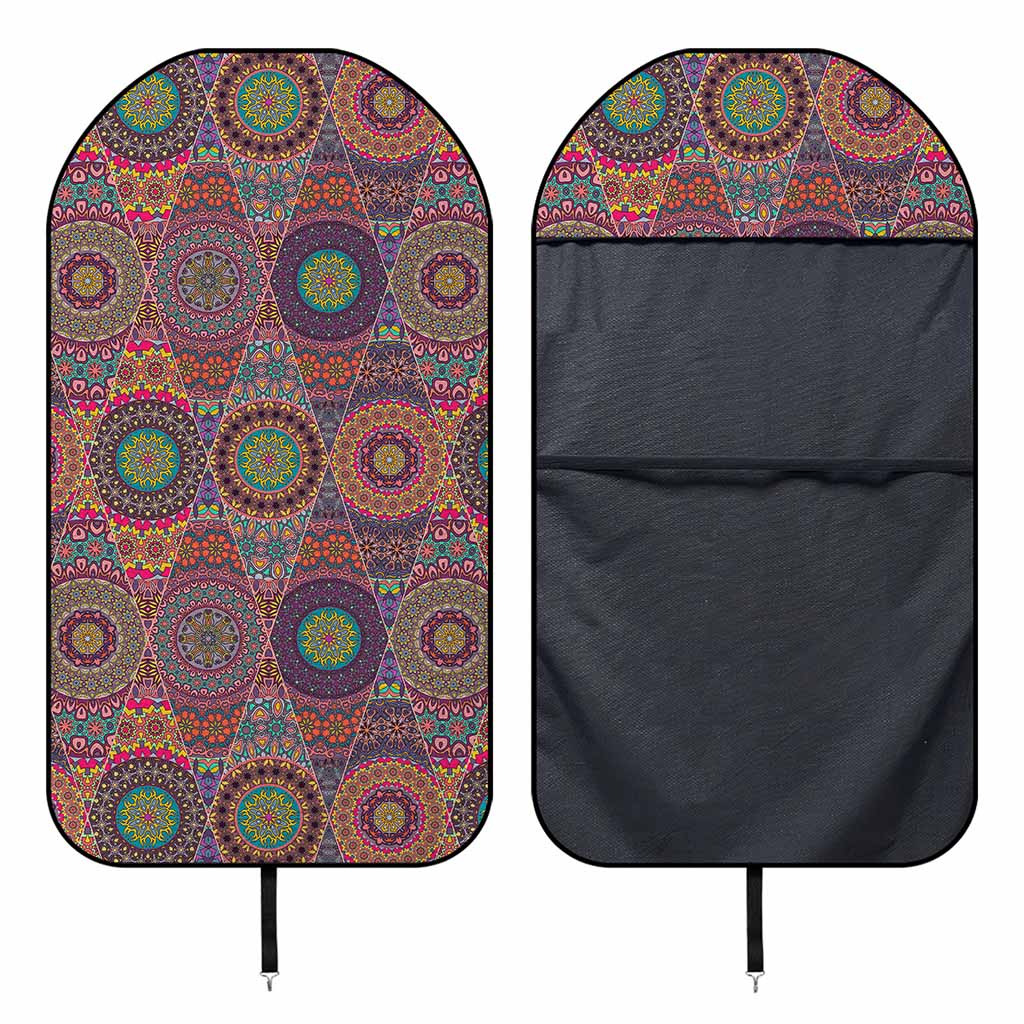 Vintage Bohemian Floral Mandala Print Waterproof Car Seat Cover