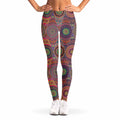Vintage Bohemian Floral Mandala Print Women's Leggings