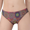 Vintage Bohemian Floral Mandala Print Women's Panties