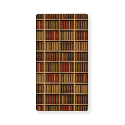 Vintage Bookshelf Pattern Print Baby Crib Sheet