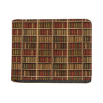 Vintage Bookshelf Pattern Print Bifold Wallet
