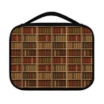 Vintage Bookshelf Pattern Print Classic Bible Case