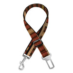 Vintage Bookshelf Pattern Print Dog Seat Belt