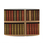 Vintage Bookshelf Pattern Print Drum Lamp Shade
