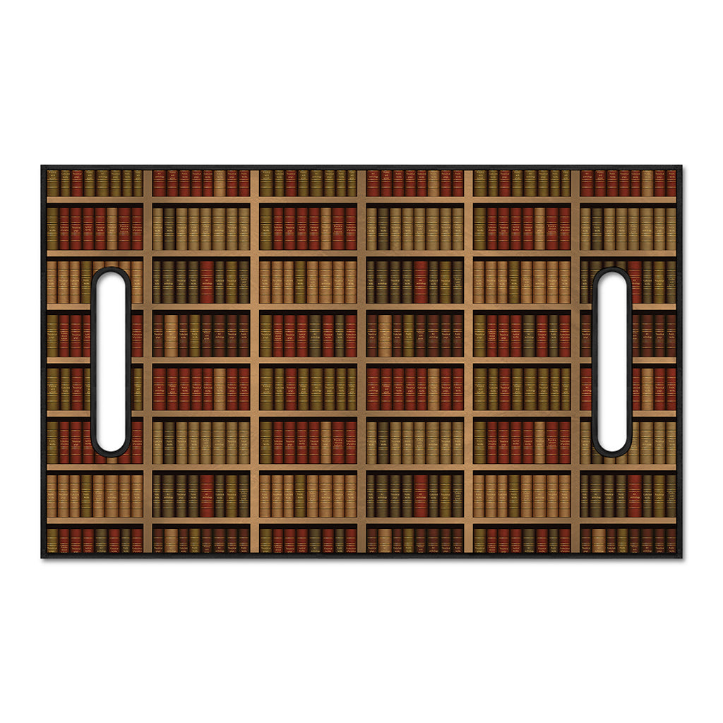 Vintage Bookshelf Pattern Print Golf Cart Seat Cover