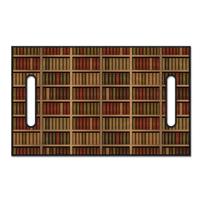 Vintage Bookshelf Pattern Print Golf Cart Seat Cover